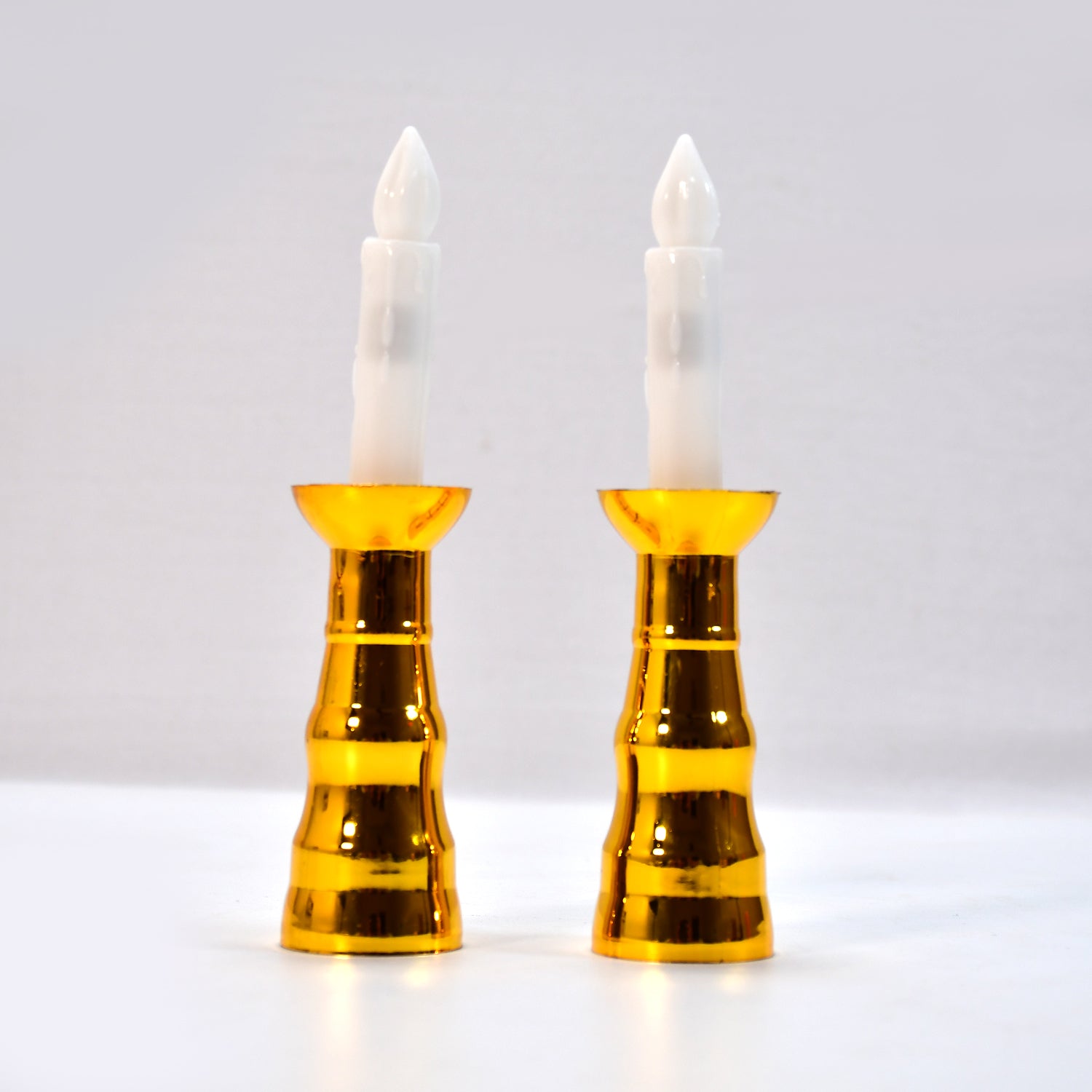 Flameless LED candles, decorative set of 2 for indoor use Flameless LED candles, decorative set of 2 for indoor use